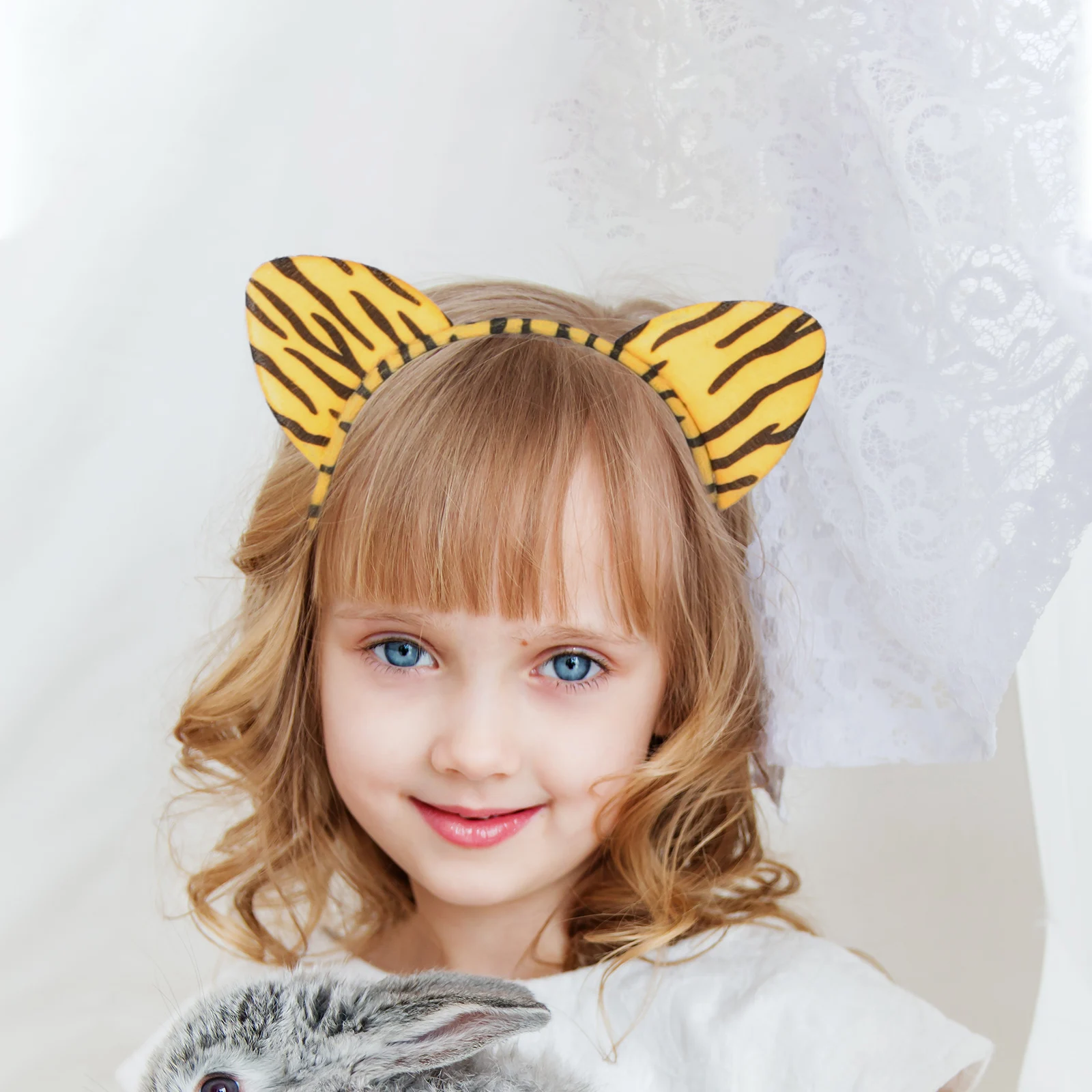 

Animal Costume Headb Set Kids Girls Cartoon Hair Hoops Headdresses Party Accessories Cosplay Decorative Elastic