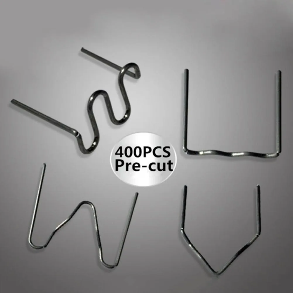 バンパーホットホッチキスステープル部品 400 ピース/セットアクセサリー車の損傷したプラスチックステンレス鋼ウェーブ溶接機ツール