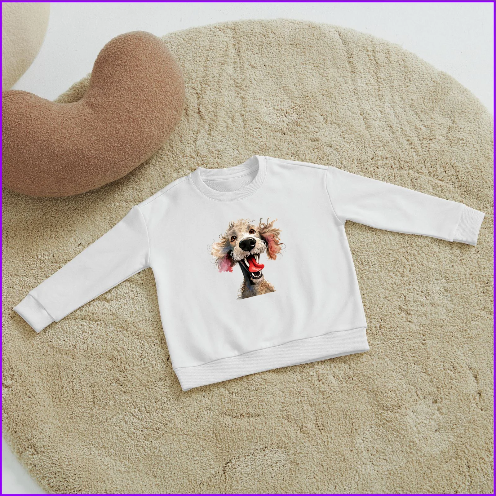 Standard Poodle Cute Dog Sja169 Kids Boys Girls Hoodies Sweatshirts Manga Back To School Ca Sweatshirts Tops Teen Clothes Rainbo