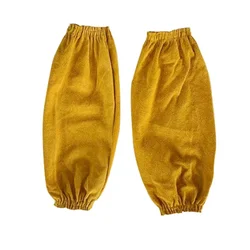 Leather Welding Work Sleeves for Men&Women,Heat&Flame Resistant Arm Protection One Size Flame-Resistant Welding Sleeves рукавиці