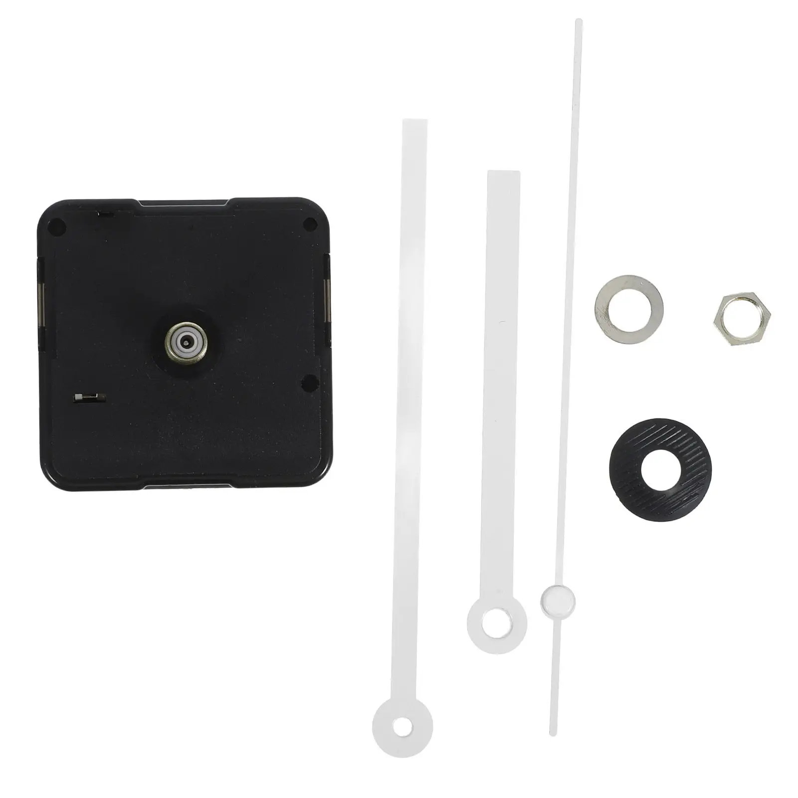 Silent Clock Movement Kits DIY Replacement White Straight Hands High Torque Motor Precise Silent Clock Movement