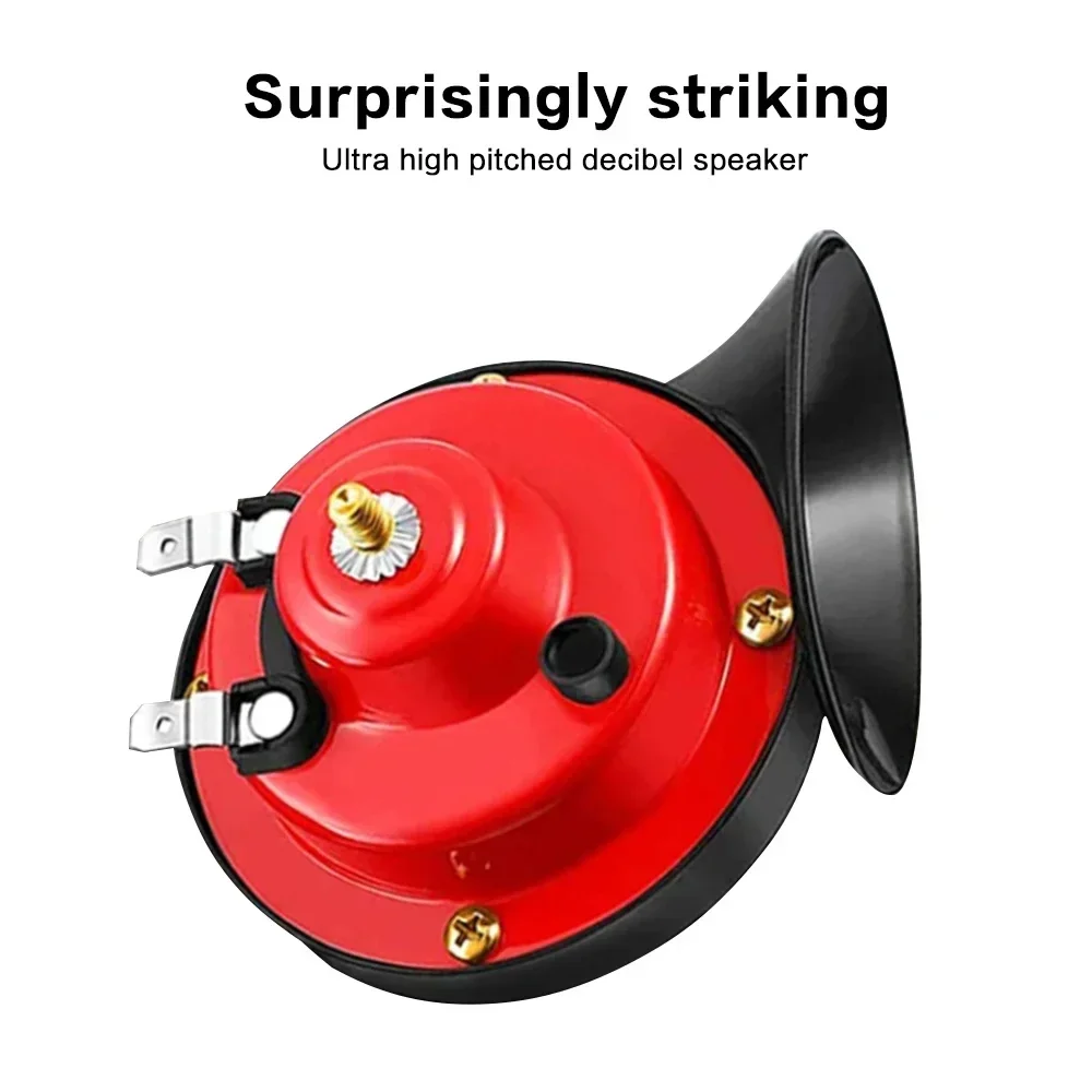 Train horn puissant super loud 12v Power Snail Electric Air Horn For Car-boat Motorcycles Auto Loud Cars Speaker Sound Signal