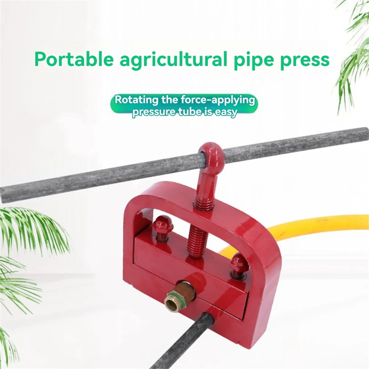 ABNJ 14mm Manual Portable Hydraulic Hose Clamp Crimping Machine Special Shrinking Tool for High-Pressure Sprays Pipe Joints