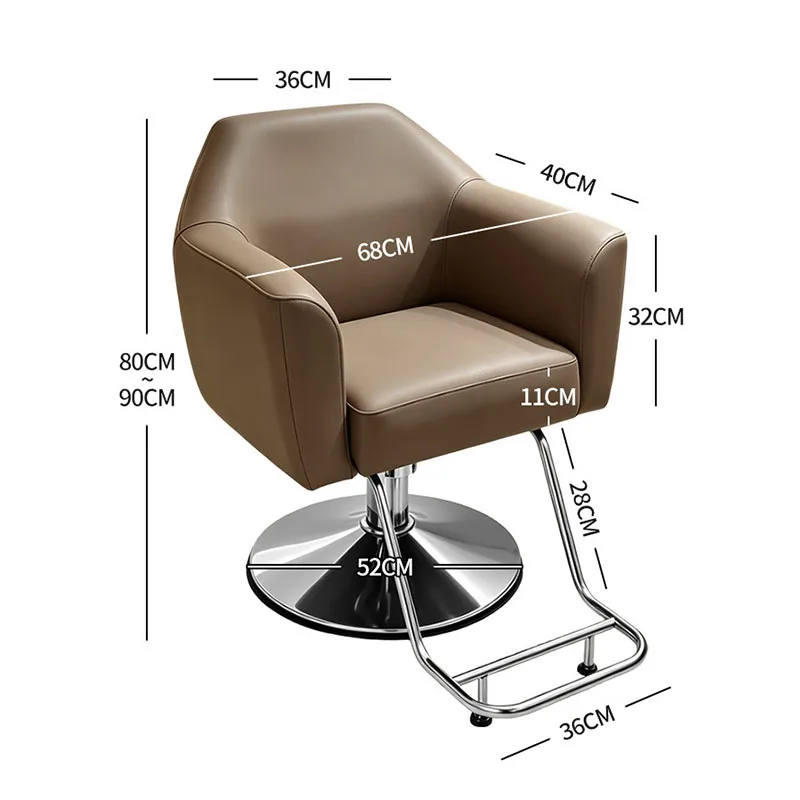 Modern Premium Barber Chair Classic Versatile Exquisite Glamour Barber Chair Unique Design Sgabello Estetista Salon Furniture