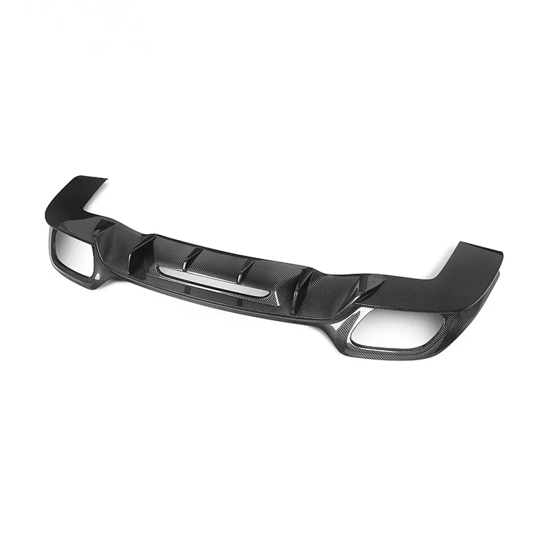 Hot Sale Prepreg Gloss Carbon Fiber Rear Diffuser Rear Bumper Spoiler Splitter  ttjj