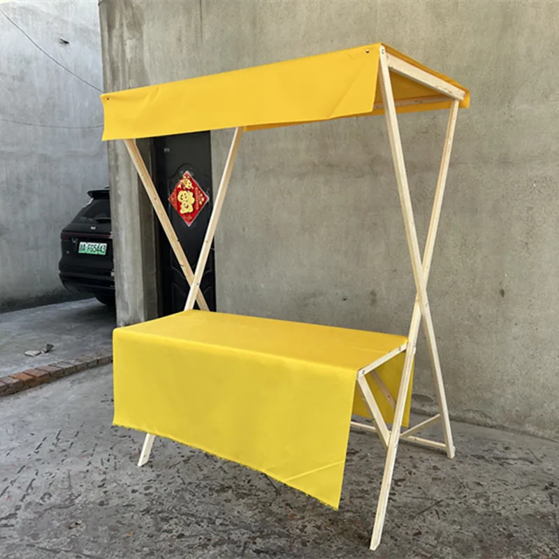 Internet celebrity market stand solid wood activity scaffolding market stall truck promotion float folding night market stall