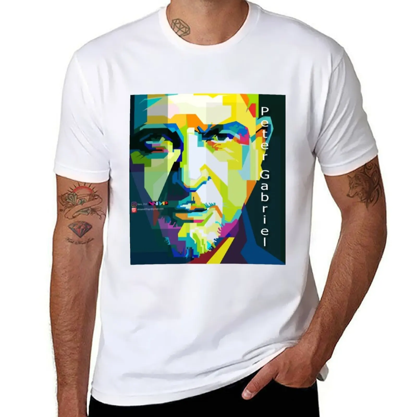 

Peter GabrielPeter Gabriel Pop Art Portrait Classic . T-Shirt t shirts for man graphic tees man t shirt designer T-Shirt