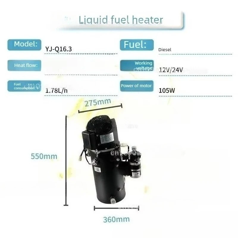 Applicable to 16.3KW High Altitude Parking Heater Low Temperature Generator Engine Preheating Boiler Fit