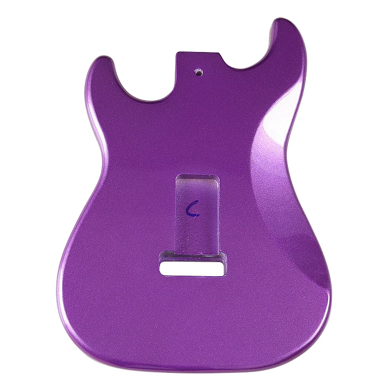 Guitar Parts Metallic Purple Color Poplar Wood Electric Guitar Body DIY Guitar Parts Guitar Barrel 5.7cm Pocket Width