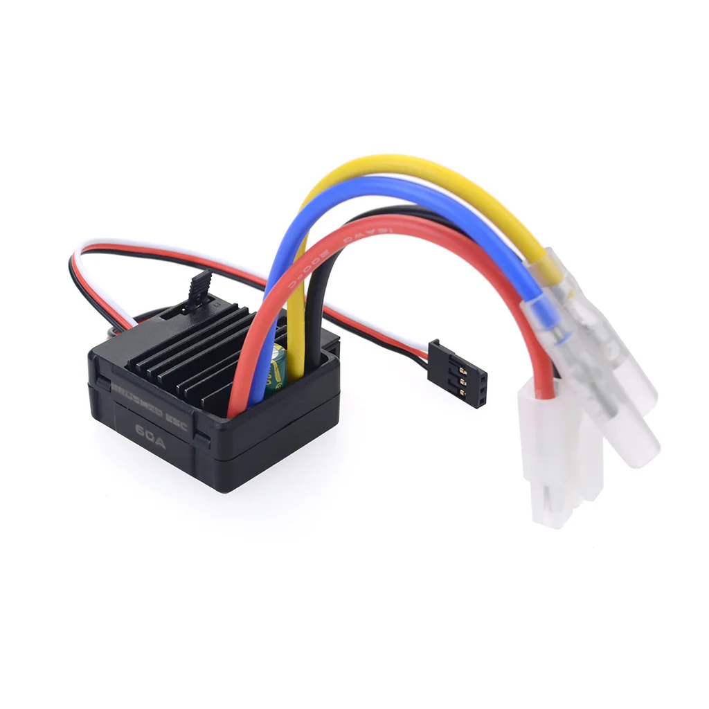 SURPASS HOBBY 540 Brushed Motor 13T 17T 21T 23T 27T 35T 45T 55T 80T & 60A ESC 5V/2A BEC for 1/10 RC Off-road Racing Car Truck