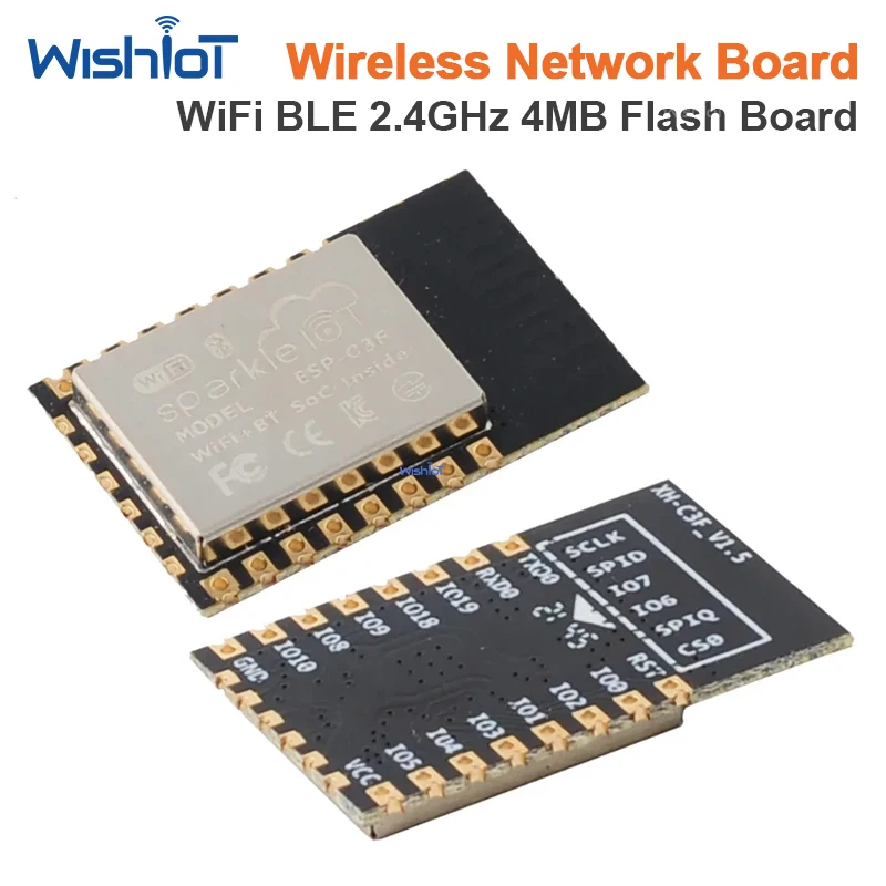 ESP32-C3F Wifi Blue-Tooth 4.0 Dual-Mode Microcontroller Module - Single Core 4M…