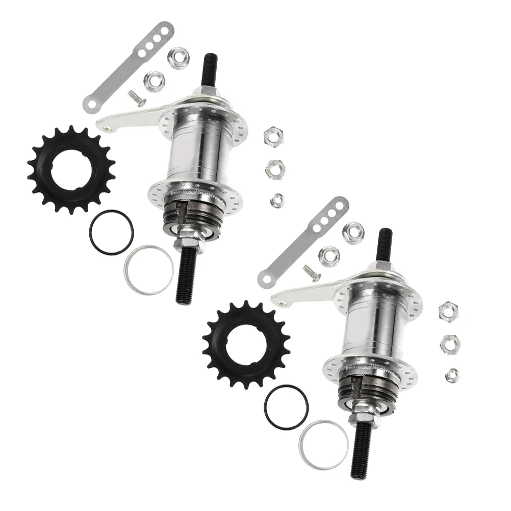 

2Pcs Inverted Brake Drum Rear Wheel Bearing 36Holes Steel Bicycle Brakes Replacement Hub Assemblies Bike Rear Brake Part
