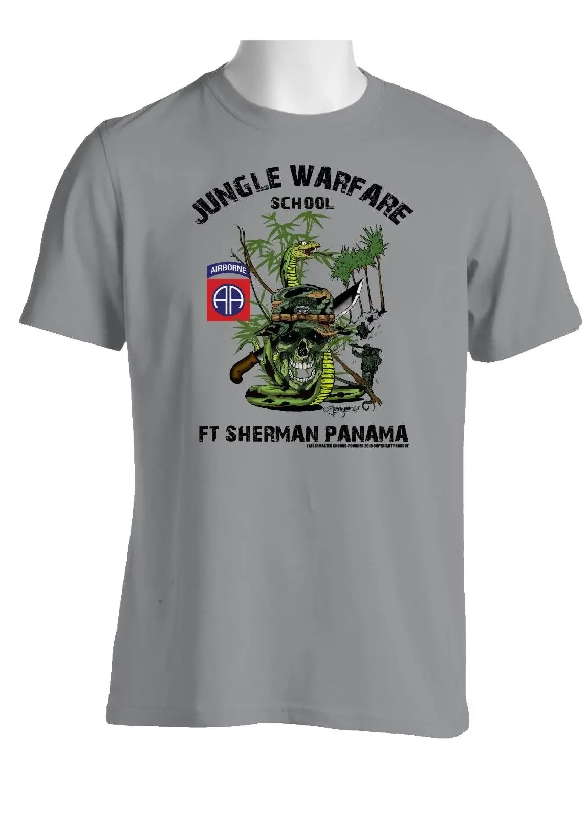 82nd Airborne Division Jungle Expert T-Shirt 100% Cotton O-Neck Summer Short Sleeve Casual Mens T-shirt Size S-3XL