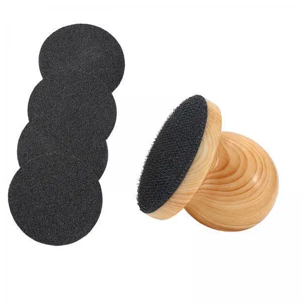Pets Nail File Durable Plastic Round Grooming Tool with Replaceable Sandpapers for Dog and Cat Nail Care