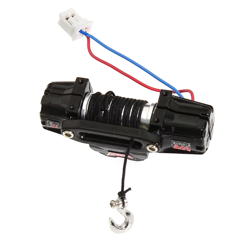 MACH-accessoires pour 1/18 TRX4M 1/24 RC, mise à niveau, Simulation de treuil automatique en métal, pièce de rechange simulée