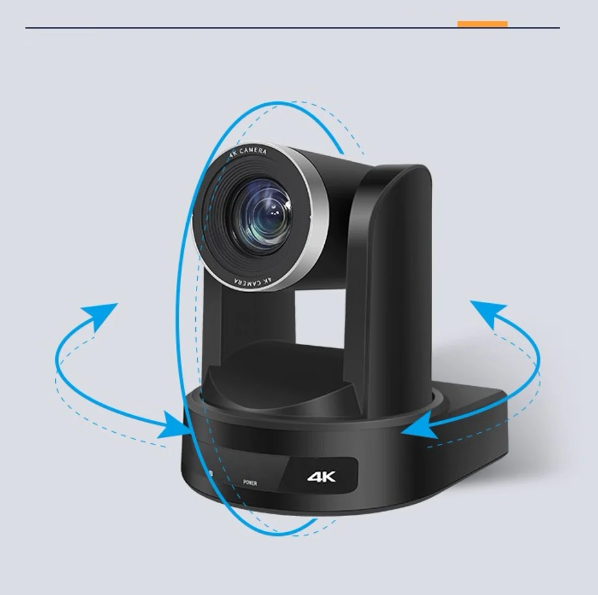 4K Broadcast HDM1 PTZ Webcam AI Auto Tracking 10X 30X Zoom Live Streaming Video Conference Camera Data Storage Via Memory Card