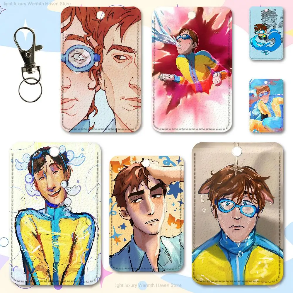 

D-Dispatch Game W-Waterboy Holder Keychain For Work Card Bank Business Holder Student Card Protective Case Bus Card