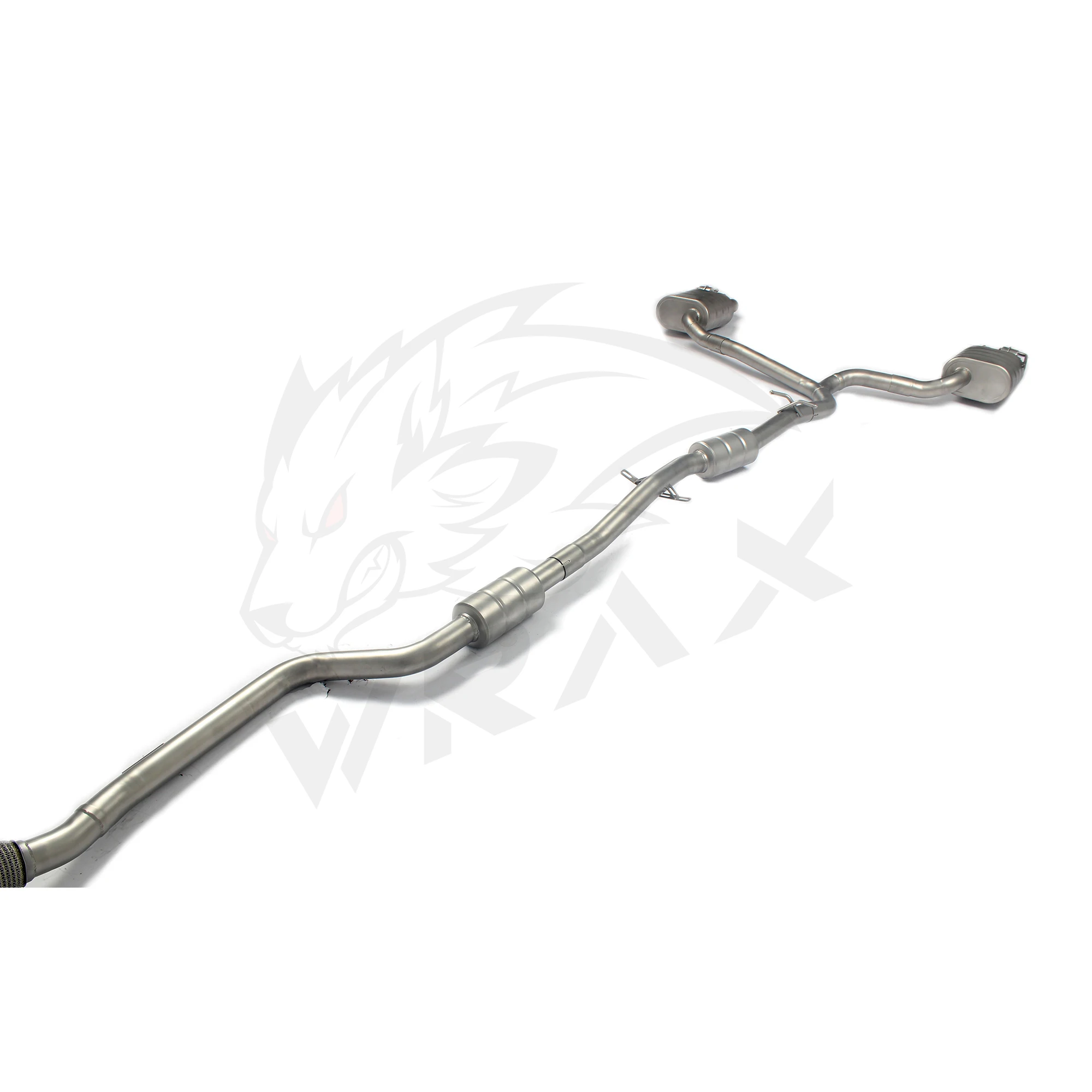 Wydech sportowy z zaworami, układ wydechowy Catback do BENZ Klasy C W205, rura ze stali nierdzewnej, możliwość personalizacji.