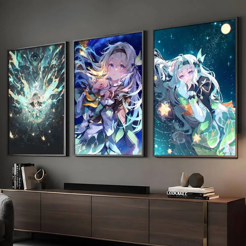 Honkai Star Rail Firefly Poster HD Posters Home Room Bar Cafe Decor Wall Art Painting Picture