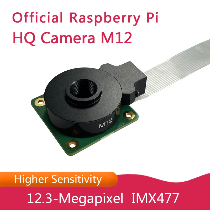 

New Original Raspberry Pi High Quality HQ M12 Camera Module 12.3MP Sony IMX477 Sensor, Support for M12-Mount Lens