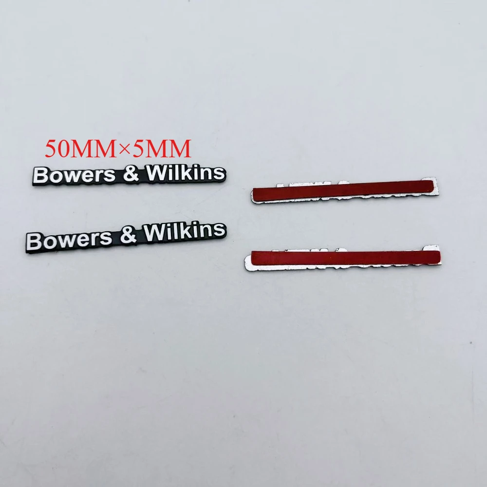 5pcs 10pcs 20pcs Bowers Wilkins Car Speaker Emblems Car Automotive Interior Stickers Metal Aluminum Alloy Car Audio Accessroies