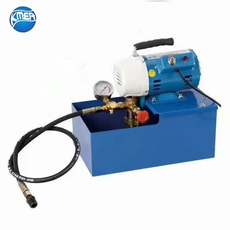 25KG/2.5Mpa Electric Hydraulic Pressure Test Pump Hydrostatic Test Pump for Pipeline Pressure Container Irrigation Firemen 220V