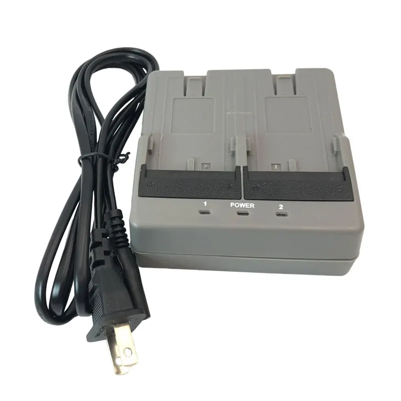 EU US PLUG CDC77 Dual Charger for Top-c BDC71 BDC72 Battery for GM101 IM52 GM-52 FX101 Total Station