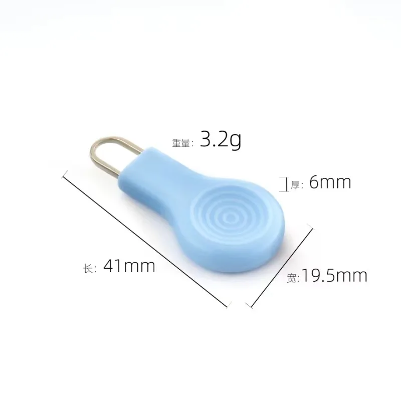 20 قطعة مزيج من البلاستيك المطاطي الناعم بسحاب للملابس والحقائب