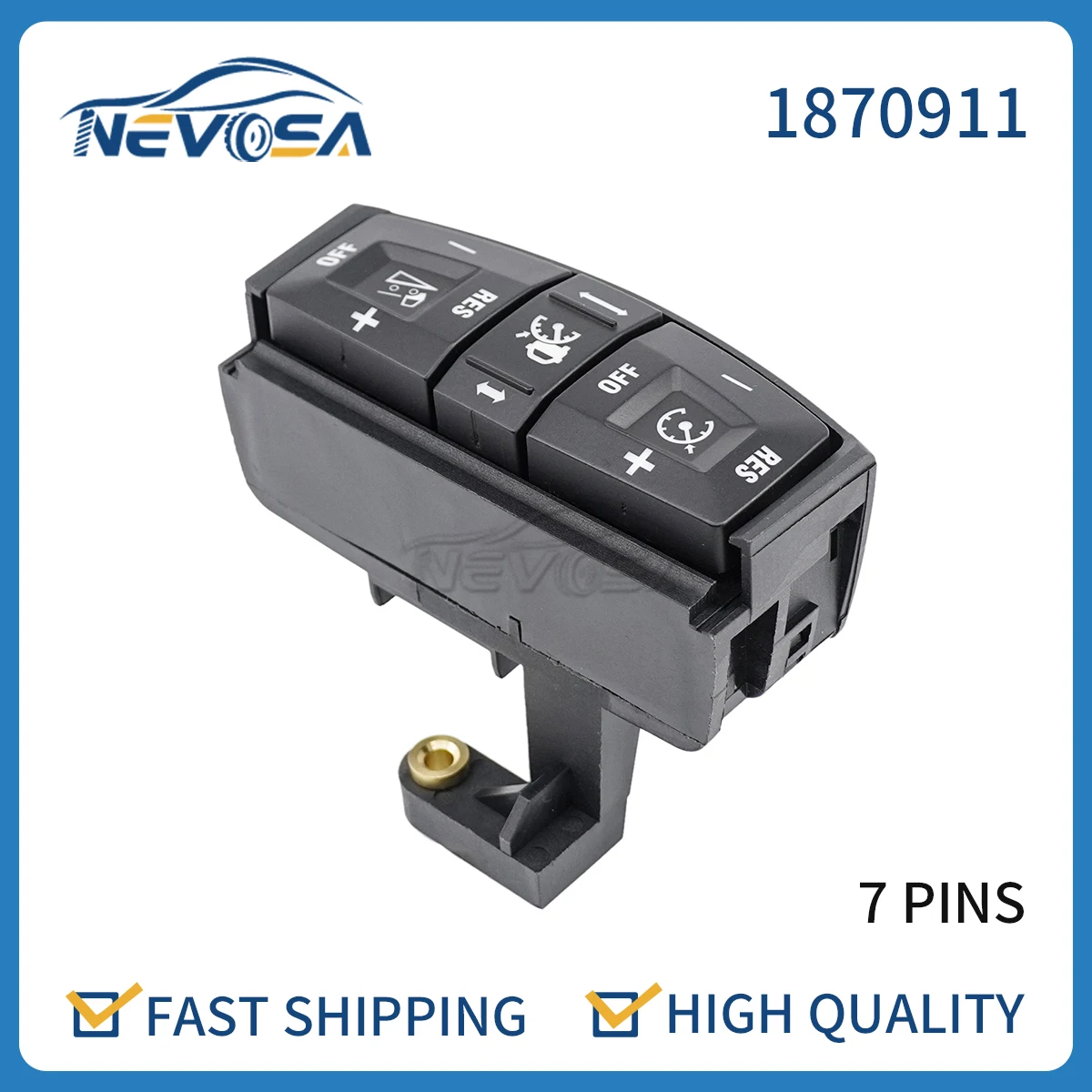 Nevosa 1870911 Truck Steering Wheel Switch Panel For Scania Lower P G R T Series Spare Parts 180079