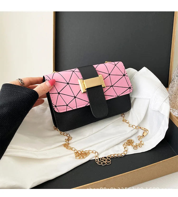 Korean version women's one shoulder crossbody bag Ladies Bags 2024 bag Women's fashionable versatile small square bag