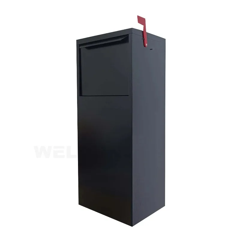 Outdoor Gate Family Residential Metal Stainless Steel Waterproof Security Package Delivery Mailbox Packaging Box