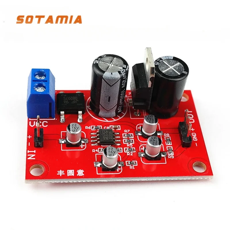 SOTAMIA NE5532 アンバランス - バランス ボード単一電源は差動入力パワーアンプと一致可能