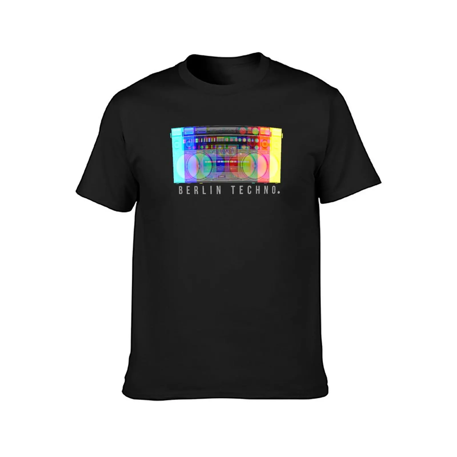 Berlin Techno Retro Radio T-Shirt tees sports fans mens plain t shirts