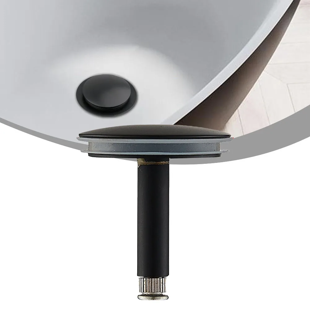 Tapón de drenaje de bañera de 43mm, reemplazo de cobre, varilla de enchufe emergente de residuos, altura ajustable de 49-63 Mm