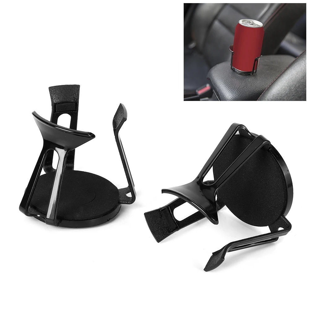 

Powerful Universal Plastic 2Pcs Car Interior Water Cup Holder Paste Fixer Stopper Drink Bottle Stand Accessory