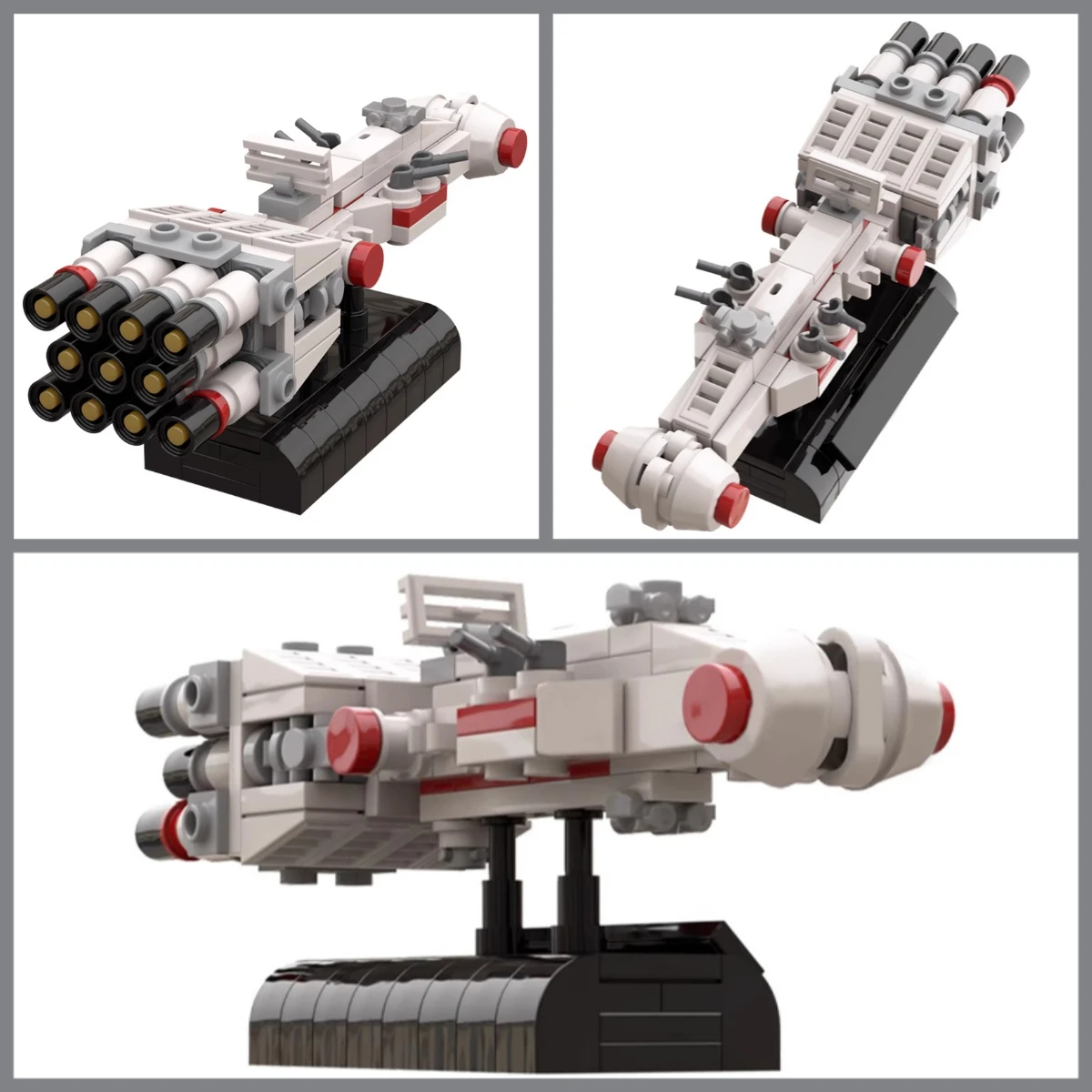 

MOC Creative Design Space Ship Mini Explorer Building Block Model DIY Children's Puzzle Assembly Toys Boy Birthday Gift Ornament