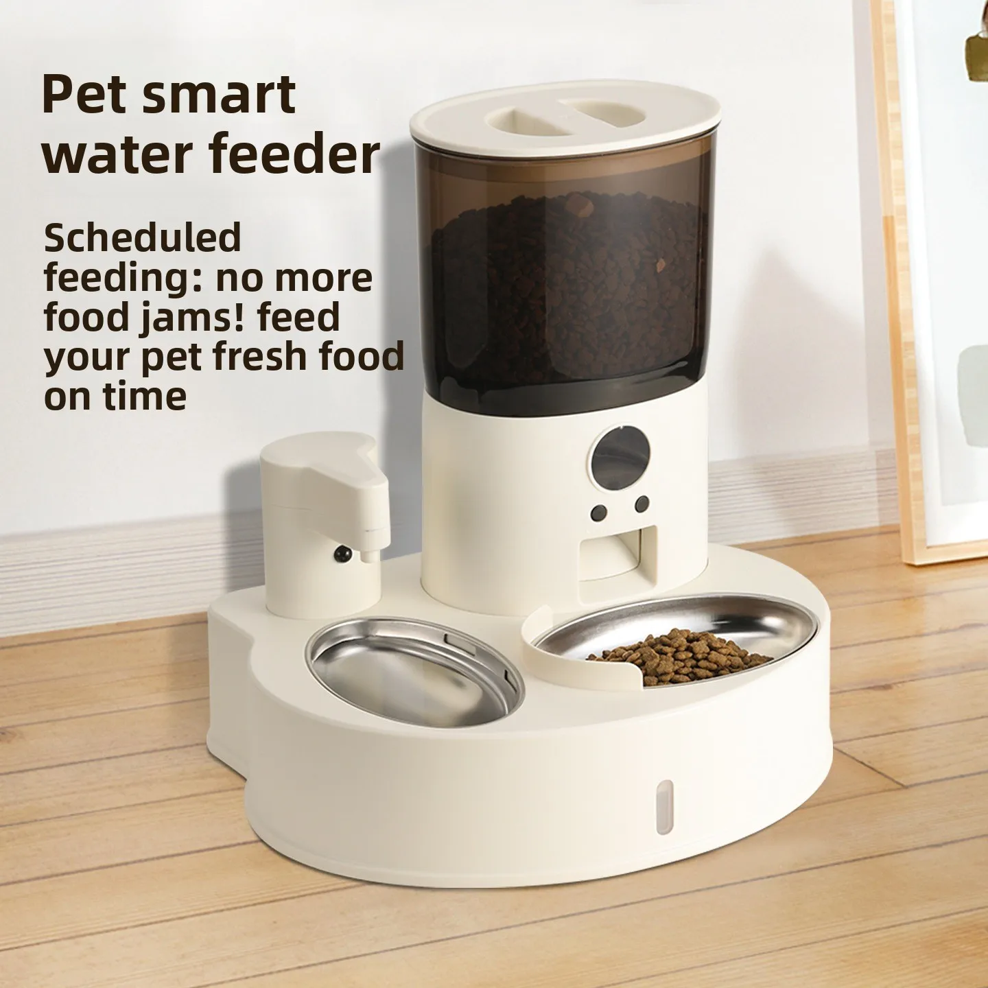 Automatic cat feeder cat timing quantitative intelligent pet remote visual feeder