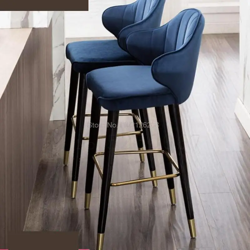 

NEW Modern Chair Bar Stool Chair Family Dining Room High Chair Nordic Minimalist The Bar Stool Personality Casual Furniture