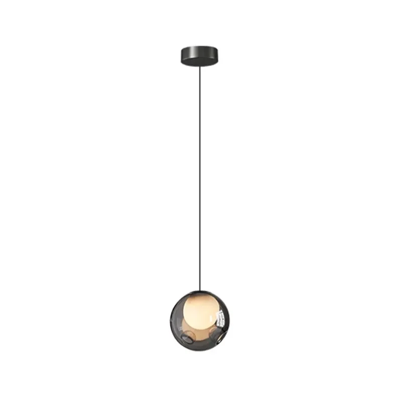 

taly Design High Quality Pendant Lights Glass Ball Suspension Ceiling Hanging Light for Bedroom Living Room