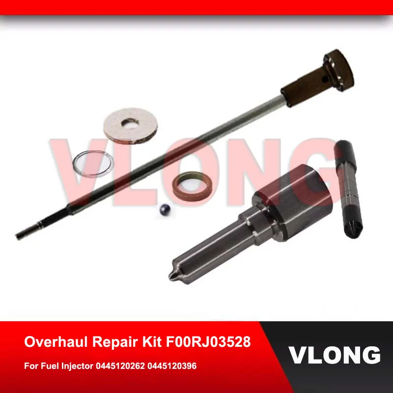 Diesel Injector Overhaul Kit For FAW 0445120262 0445120396 Inyector Repair Parts DLLA152P2217 0433 172 217 F00RJ01657 F00RJ03528