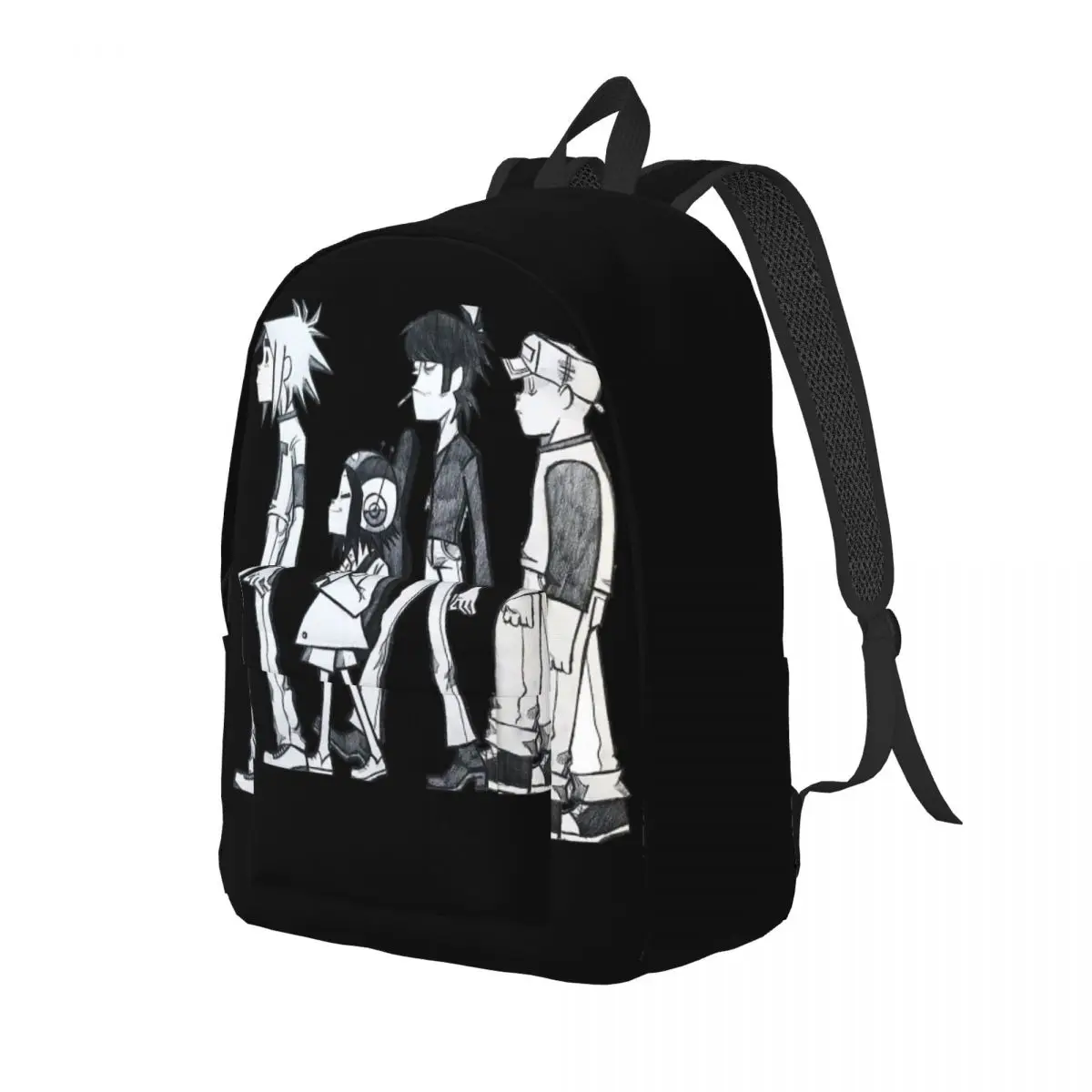 Gorillaz Rock Rucksack Middle High College Schüler Bücher tasche Teenager Tages rucksack langlebig