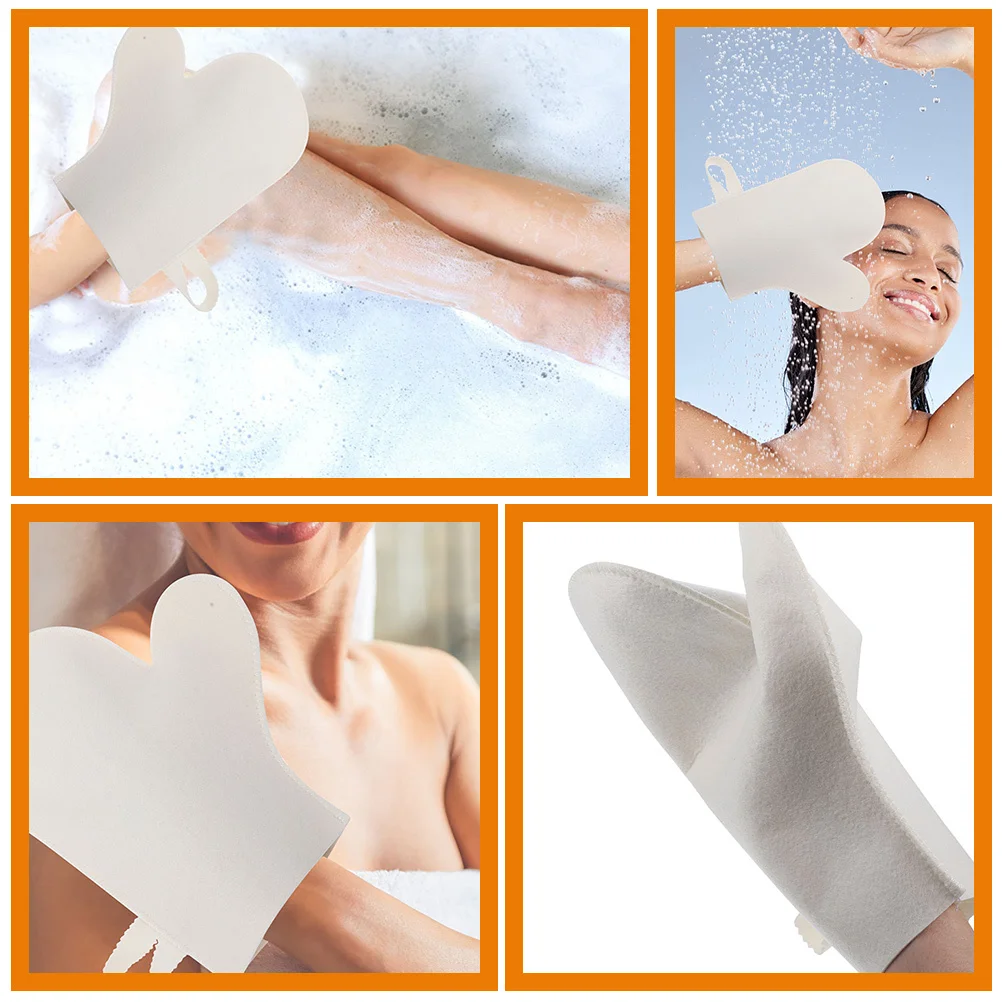 Felt Sauna Mitten Unisex Design for Sauna Bathing Heat Protection Moisture Absorbent Lightweight and Easy to Store