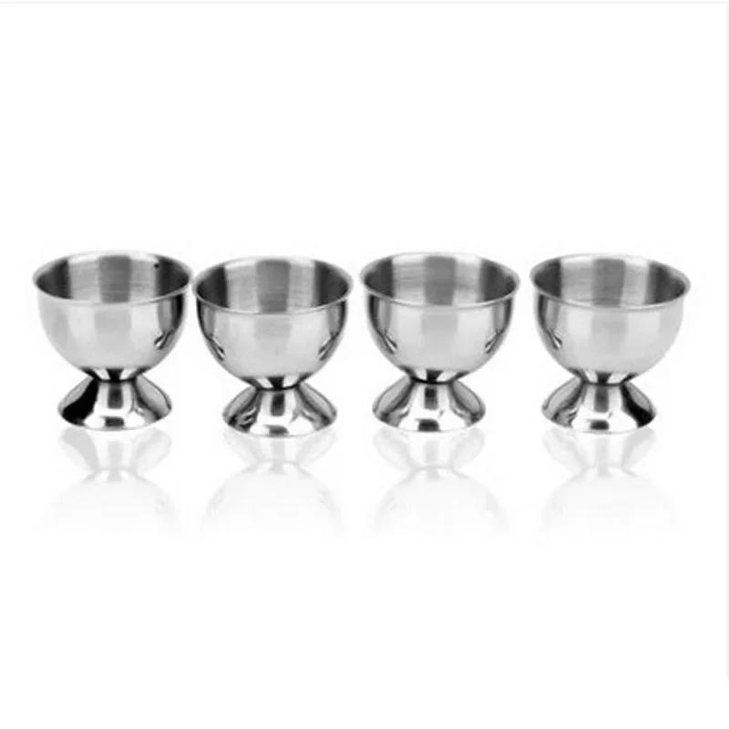 4 stücke Edelstahl Gekochtes Ei Tassen Stehen Rack Eier Halter Küche Frühstück Kochen Werkzeug Halter Kochen Werkzeug Küche Gadgets – Detail 4