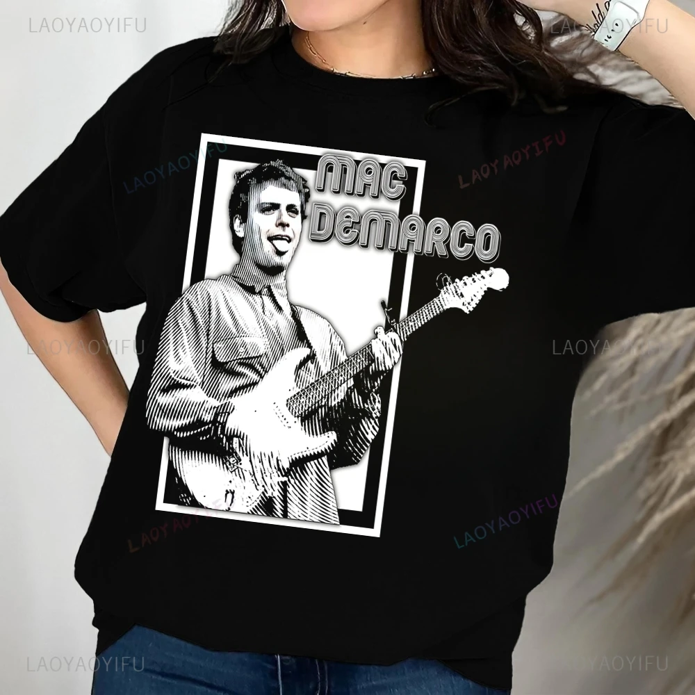 Camiseta con estampado de cantante canadiense Demarco, Top Demarco Neutral de tendencia Harajuku, camisa Unisex de manga corta, camiseta gráfica de gran tamaño