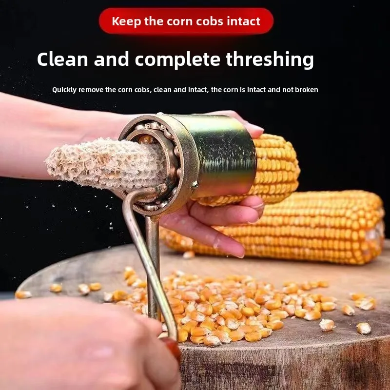 

Manual Corn Sheller Hand Crank Dry Corn Stripper Home Kitchen Tool for Peeling Maize
