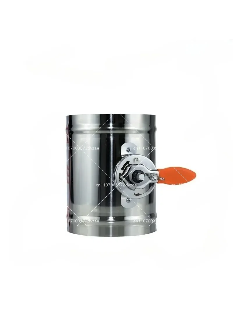 Stainless Steel Manual Fresh Air Volume Control Valve - Circular Ventilation Duct Closed Check Exhaust Butterfly Valve