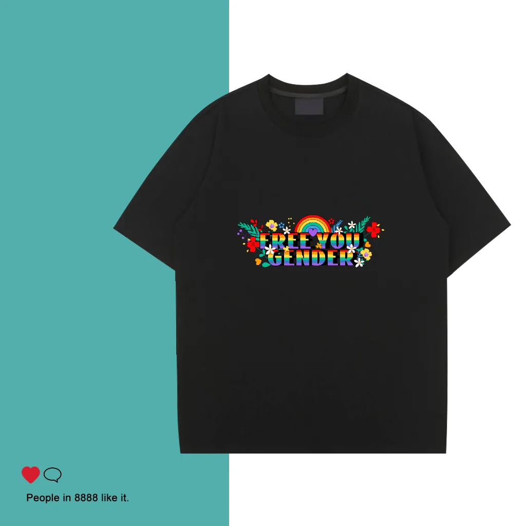

Men T-Shirts 2023 Summer 100 Cotton Men's Clothing letters Print T Shirt Sporty Oversized men High Quality Tshirt