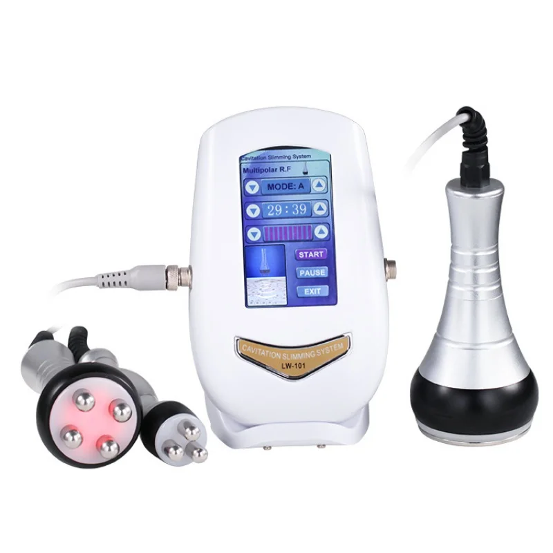 3 IN 1 40KHZ Cavitating Ultrasonic Slimming Machine RF Weight Reducing Massager Anti Wrinkle Firming Skin Care Tool