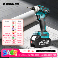 Kamolee 588Nm Cordless Electric Impact Brushless Wrench 5 Speed Screwdriver Power Tool 1/4\