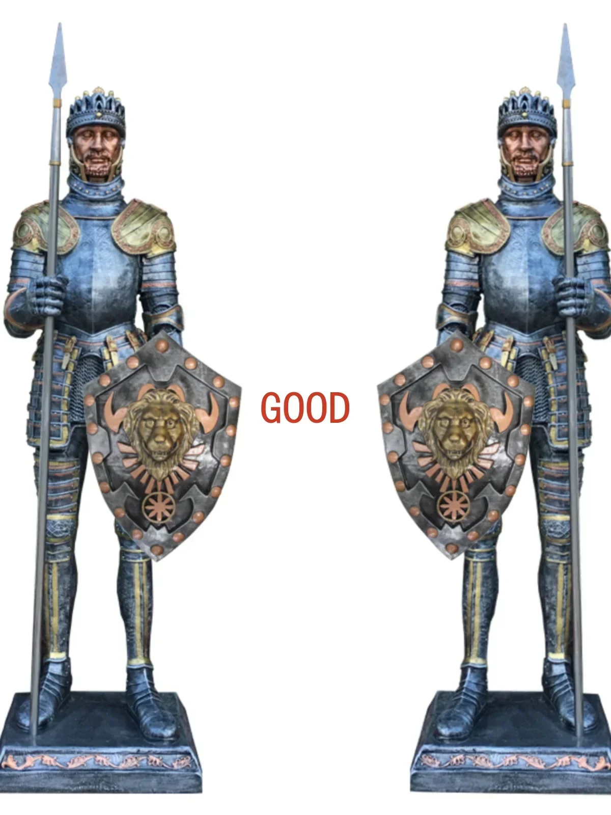 TAO Armour Warrior Figure Sculpture Villa Bar Foyer Wedding Celebration Decoration Garden